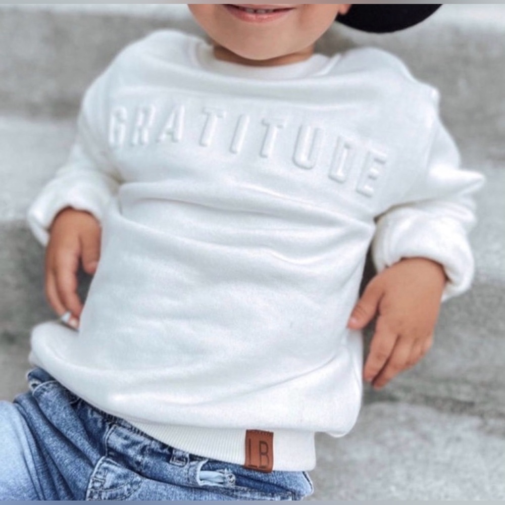 Little Bipsy  "Gratitude" sweatshirt, Size 9
